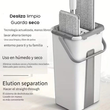 Fregona Con Cubo Multifuncional - Magic Clean™