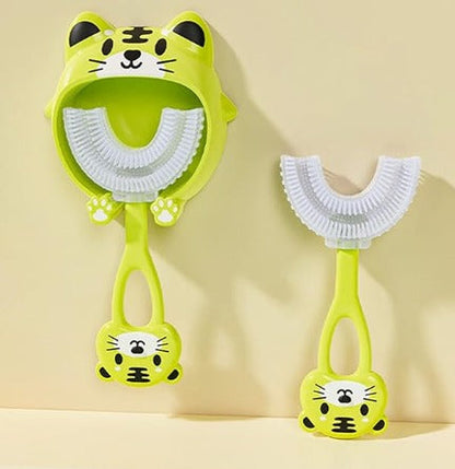 Cepillo Mágico de Dientes (Unisex) U-SMILE +  Obsequio de Pack con 6 Parches Antifiebre para Niños