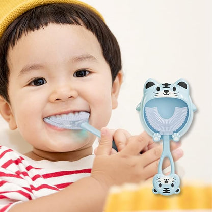 Cepillo Mágico de Dientes (Unisex) U-SMILE +  Obsequio de Pack con 6 Parches Antifiebre para Niños