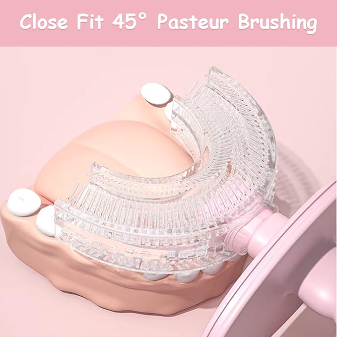 Cepillo Mágico de Dientes (Unisex) U-SMILE +  Obsequio de Pack con 6 Parches Antifiebre para Niños