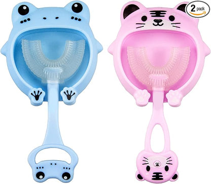 Cepillo Mágico de Dientes (Unisex) U-SMILE +  Obsequio de Pack con 6 Parches Antifiebre para Niños