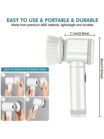 Cepillo de Limpieza Eléctrico 5 en 1 - CleanMax™