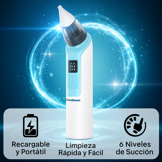 Aspirador de Succión Nasal Show Goods Recargable Para Bebés