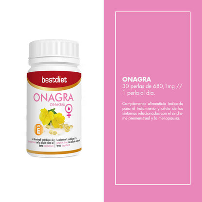 Paga 4, llévate 6 meses Aceite de Onagra 30 Perlas – Equilibrio Hormonal y Bienestar Femenino