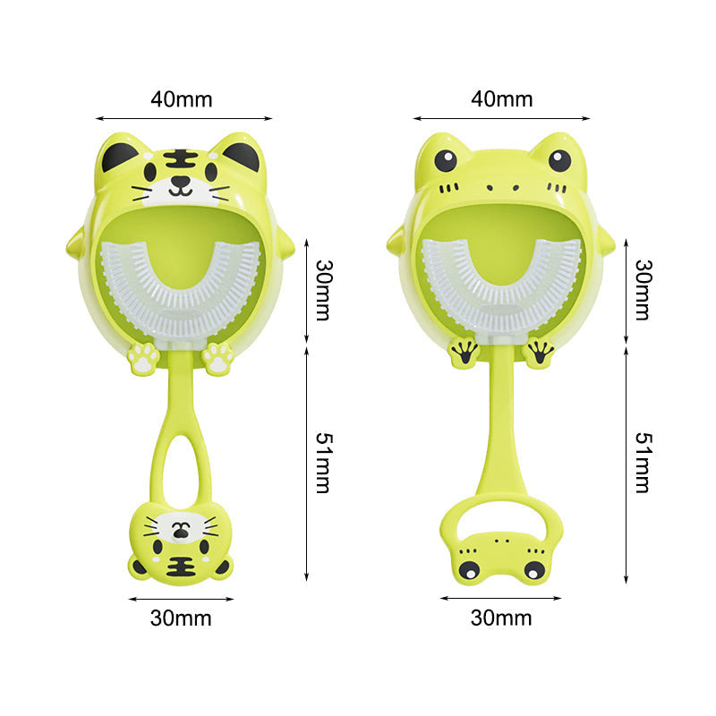 Cepillo Mágico de Dientes (Unisex) U-SMILE +  Obsequio de Pack con 6 Parches Antifiebre para Niños