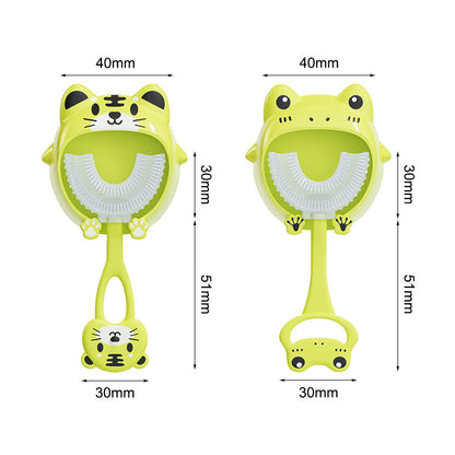 Cepillo Mágico de Dientes (Unisex) U-SMILE +  Obsequio de Pack con 6 Parches Antifiebre para Niños