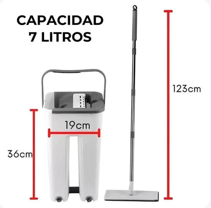 Fregona Con Cubo Multifuncional - Magic Clean™