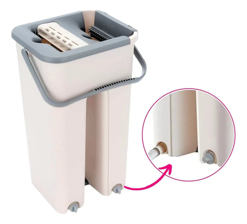 Fregona Con Cubo Multifuncional - Magic Clean™